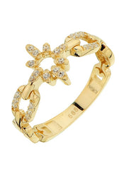 Altın Şimal Yıldızlı Tasarım Yüzük