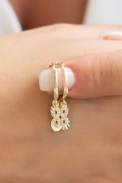 Altın Sonsuzluk Küpe