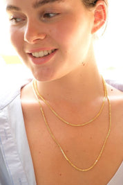 Altın Tilki Kuyruğu Zincir Kolye