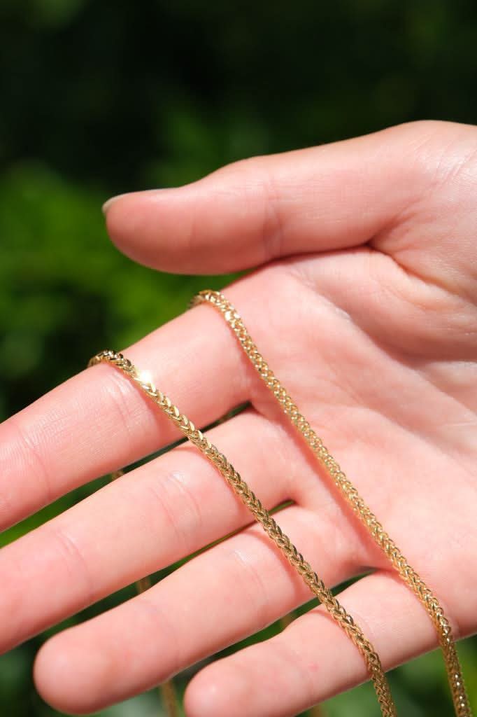 Altın Tilki Kuyruğu Zincir Kolye