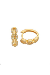 Altın Tasarım Halka Küpe