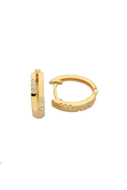 Altın Tasarım Halka  Küpe