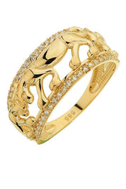 Altın Tasarım Kaplan Yüzük