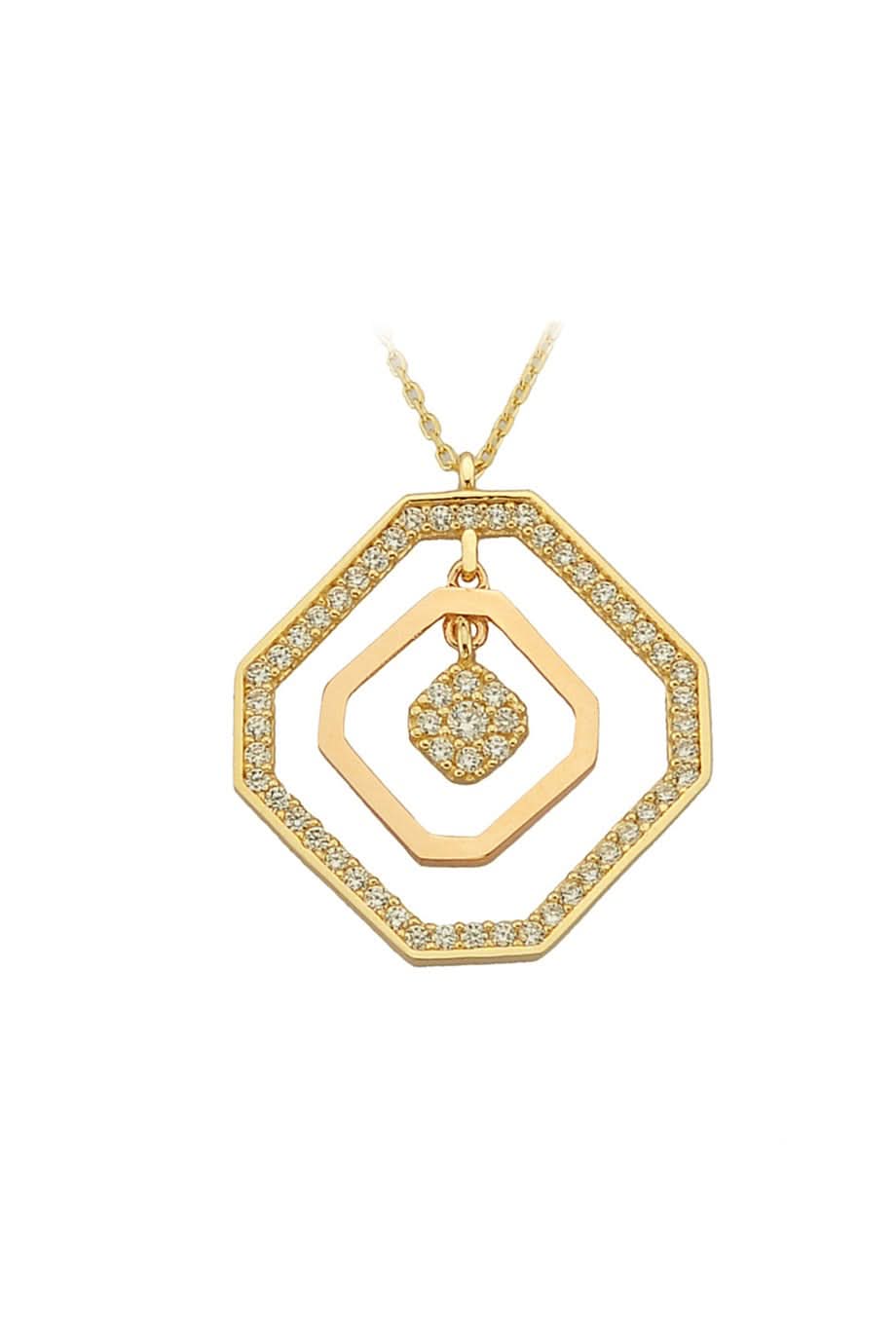 Altın Tasarım Kolye