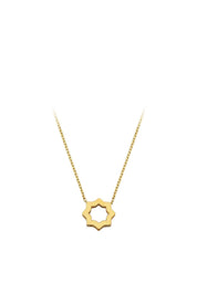 Altın Tasarım Kutup Yıldız Kolye