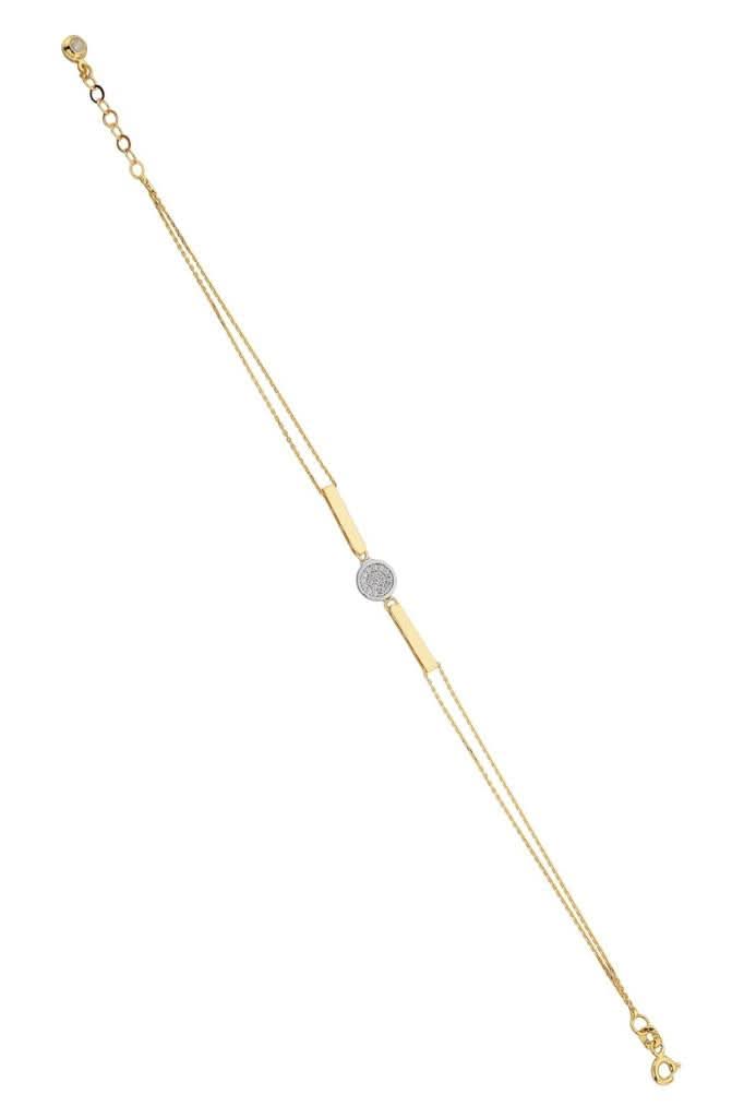 Altın Tasarım Plaka  Bileklik