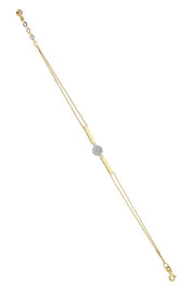 Altın Tasarım Plaka  Bileklik