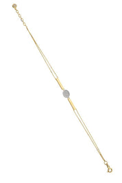 Altın Tasarım Plaka Bileklik