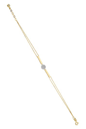 Altın Tasarım Plaka  Bileklik