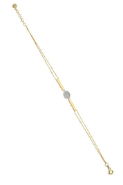 Altın Tasarım Plaka Bileklik