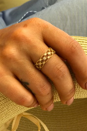 Altın Tasarım Yüzük