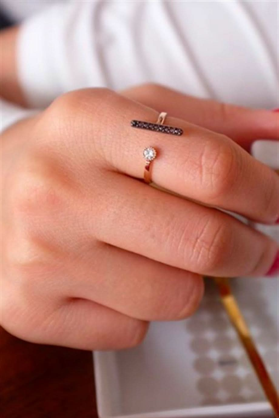 Altın Tasarım Yüzük