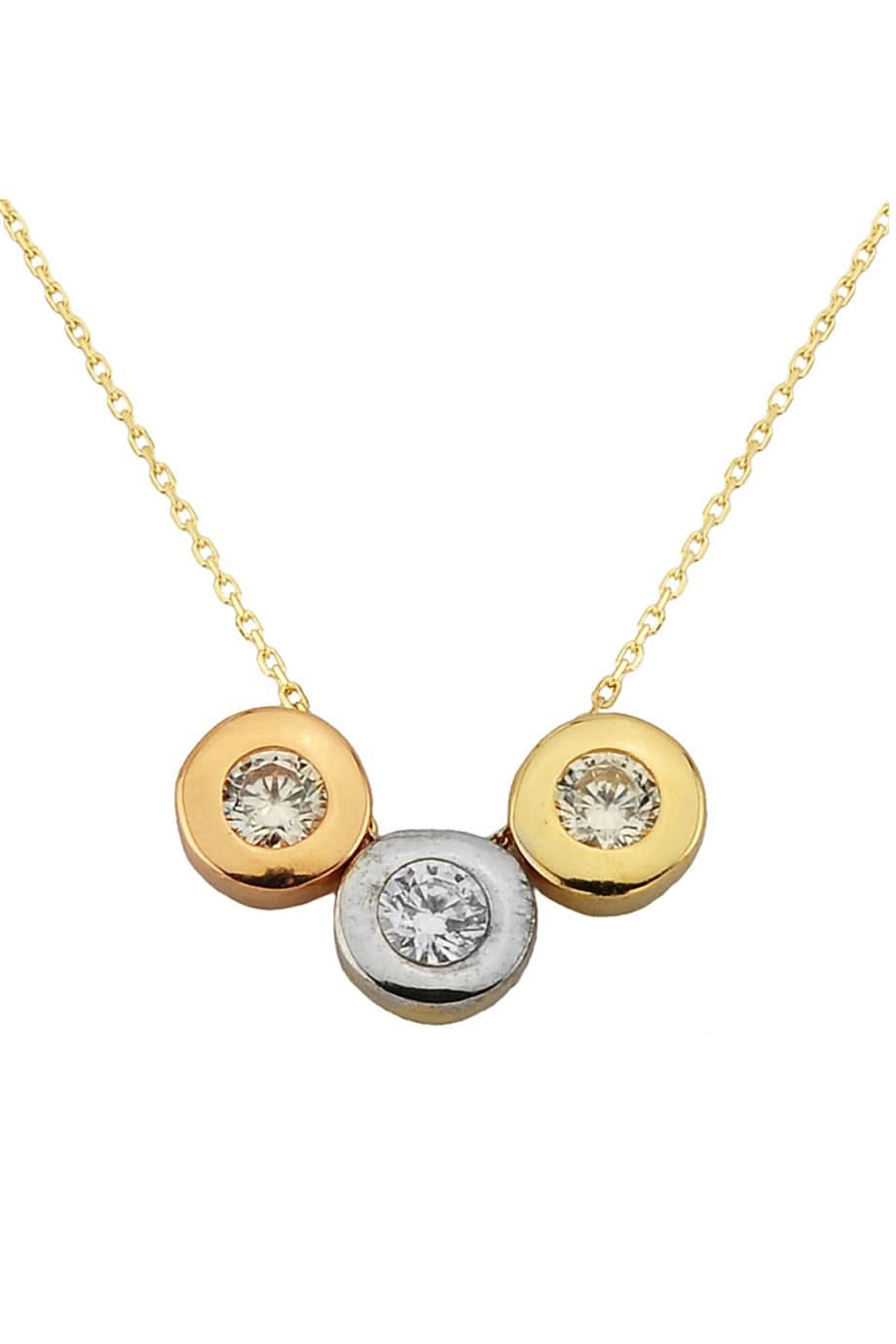 Altın Taşlı Kolye