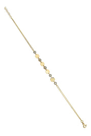 Altın Taşlı Tasarım Bileklik