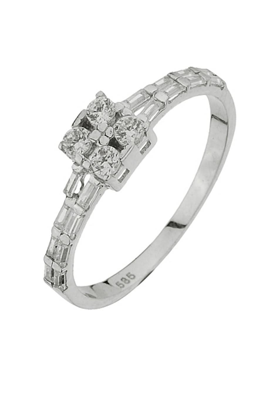 Altın Taşlı Tasarım Yüzük