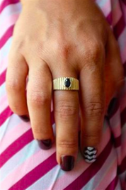 Altın Taşlı Yüzük