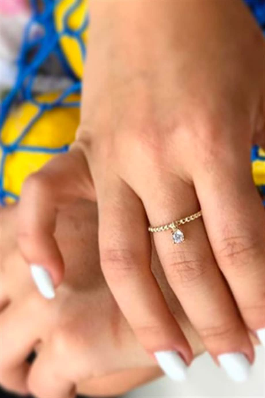 Altın Tektaş Yüzük