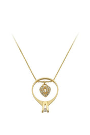 Altın Tektaş Yüzük Kilit Kolye