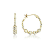 Altın Top Top Halka Küpe