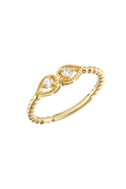 Altın Toplu Damla Yüzük