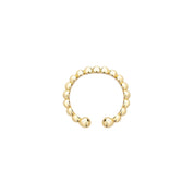 Altın Toptop Sıkıştırmalı Halka Earcuff
