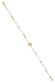 Altın Yaylı Çiçek Bileklik