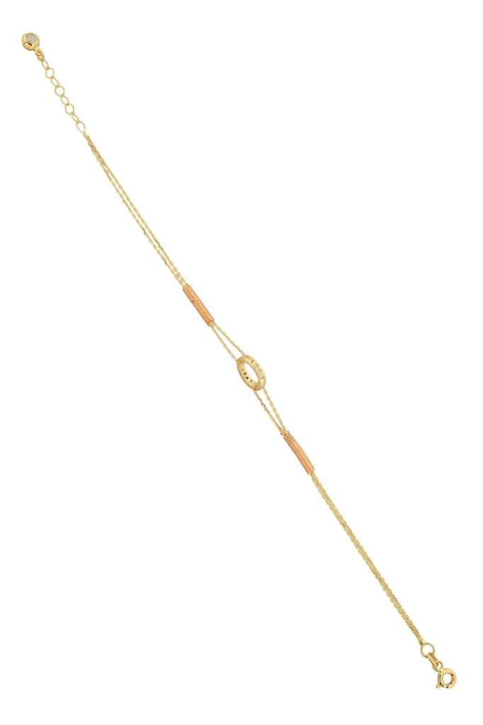 Altın Yaylı Halka Bileklik