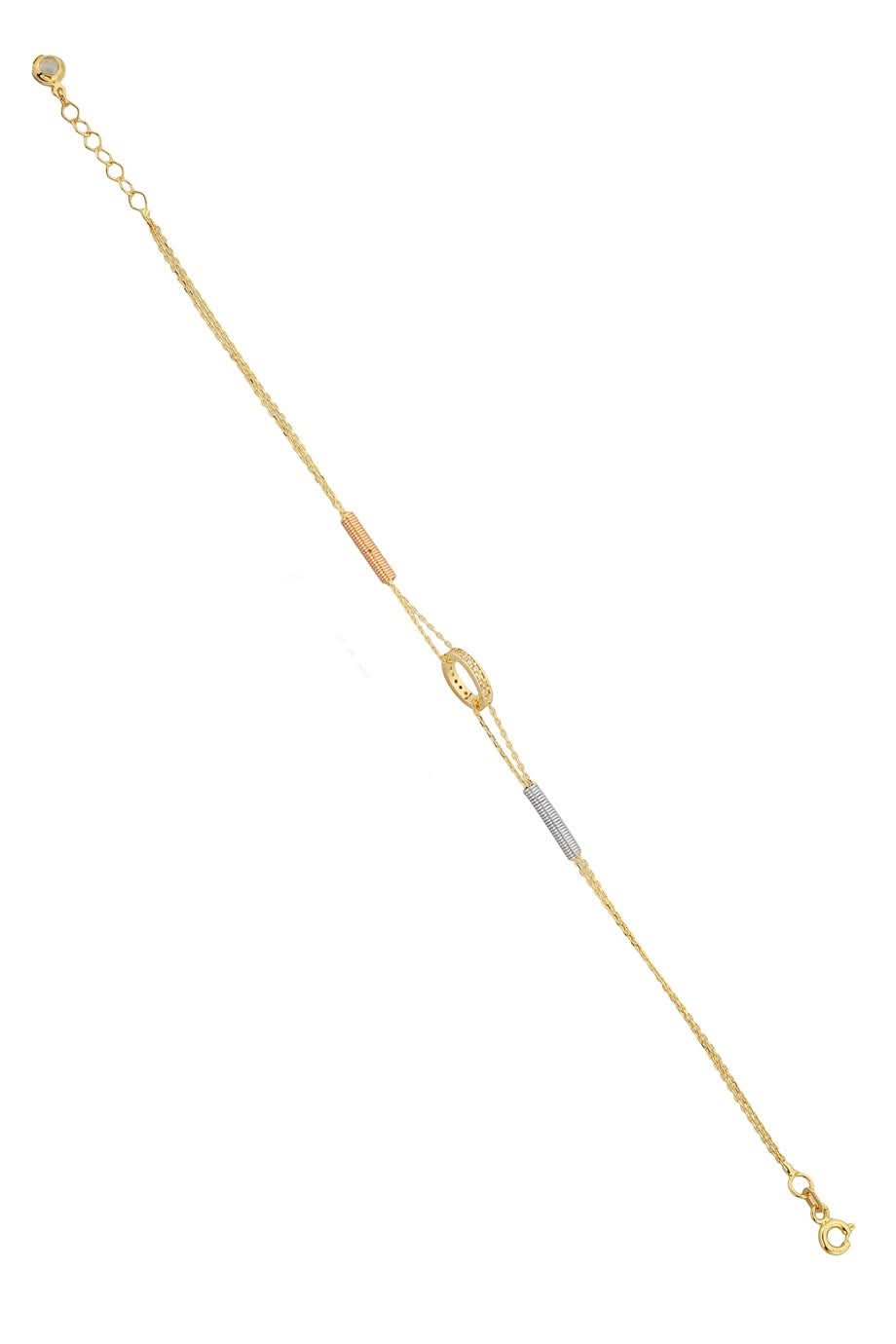 Altın Yaylı Halka Bileklik