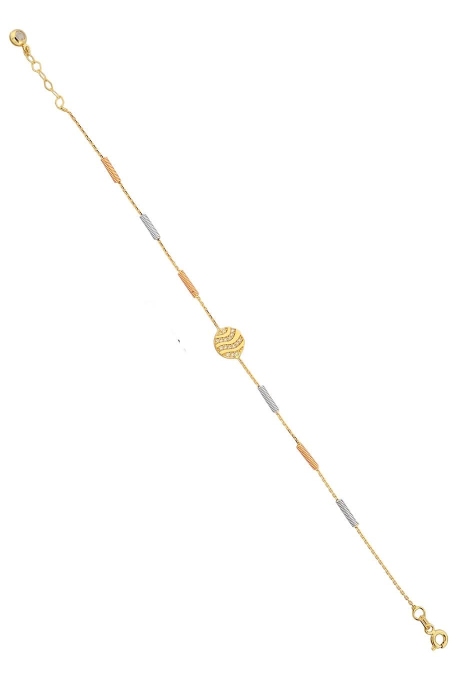 Altın Yaylı Tasarım Bileklik