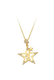 Altın Yıldız Kolye