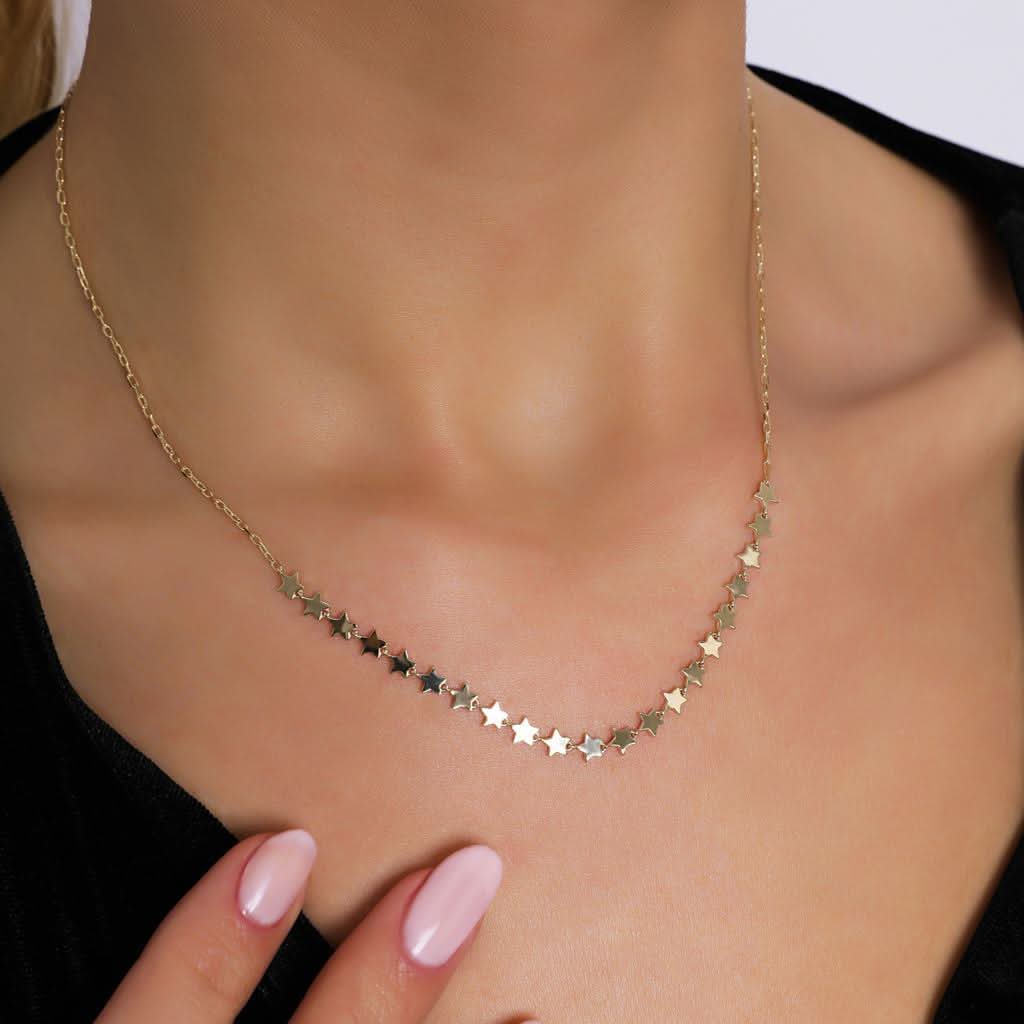 Altın Yıldız Kolye