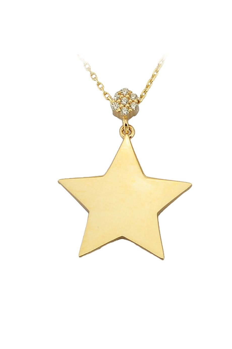 Altın Yıldız Kolye
