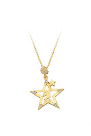 Altın Yıldız Kolye