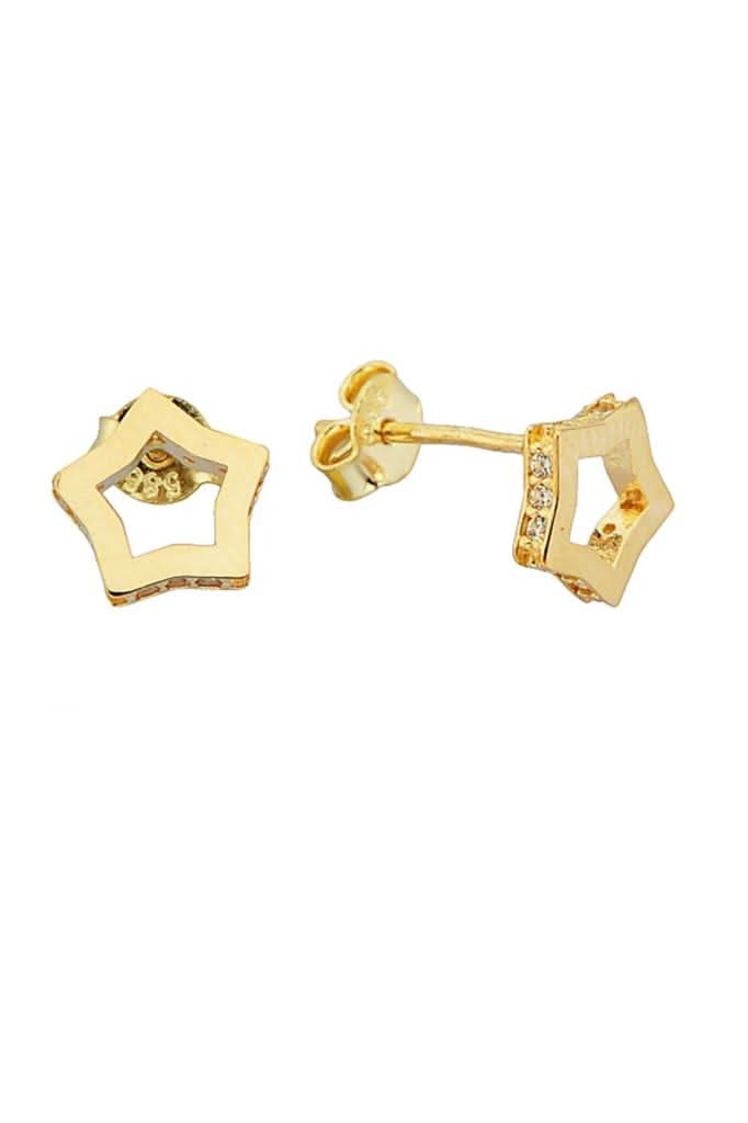 Altın Yıldız  Küpe