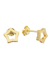 Altın Yıldız  Küpe