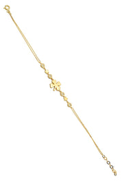 Altın Yıldız Ve Yoncalı Bileklik