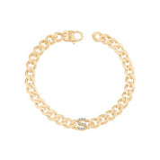 Anne Çocuk Harf Gurmet Altın Bileklik