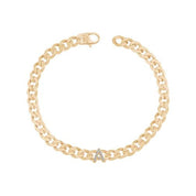 Anne Çocuk Harf Gurmet Altın Bileklik