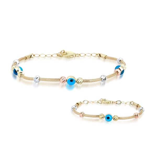 Anne Çocuk İkili Set Altın Bileklik