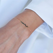 Azzuro Queen Mavi Pırlanta Bileklik