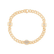 Baget Oval Taşlı Gurmet Bileklik