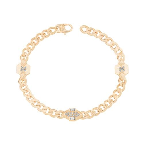 Baget Oval Taşlı Gurmet Bileklik