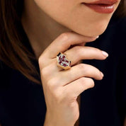 Baget Taşlı Kalp Yüzük