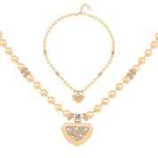 Baget Taşlı Top Top Kolye