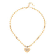 Baget Taşlı Top Top Kolye