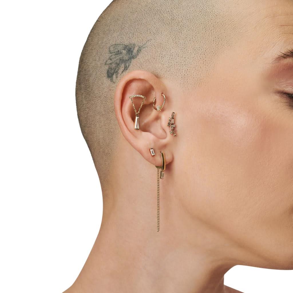 Bagetto Baget Altın Küpe