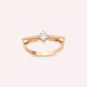 Bian 0.25 CT Pırlanta Taşlı Rose Altın Yüzük