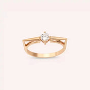 Bian 0.25 CT Pırlanta Taşlı Rose Altın Yüzük
