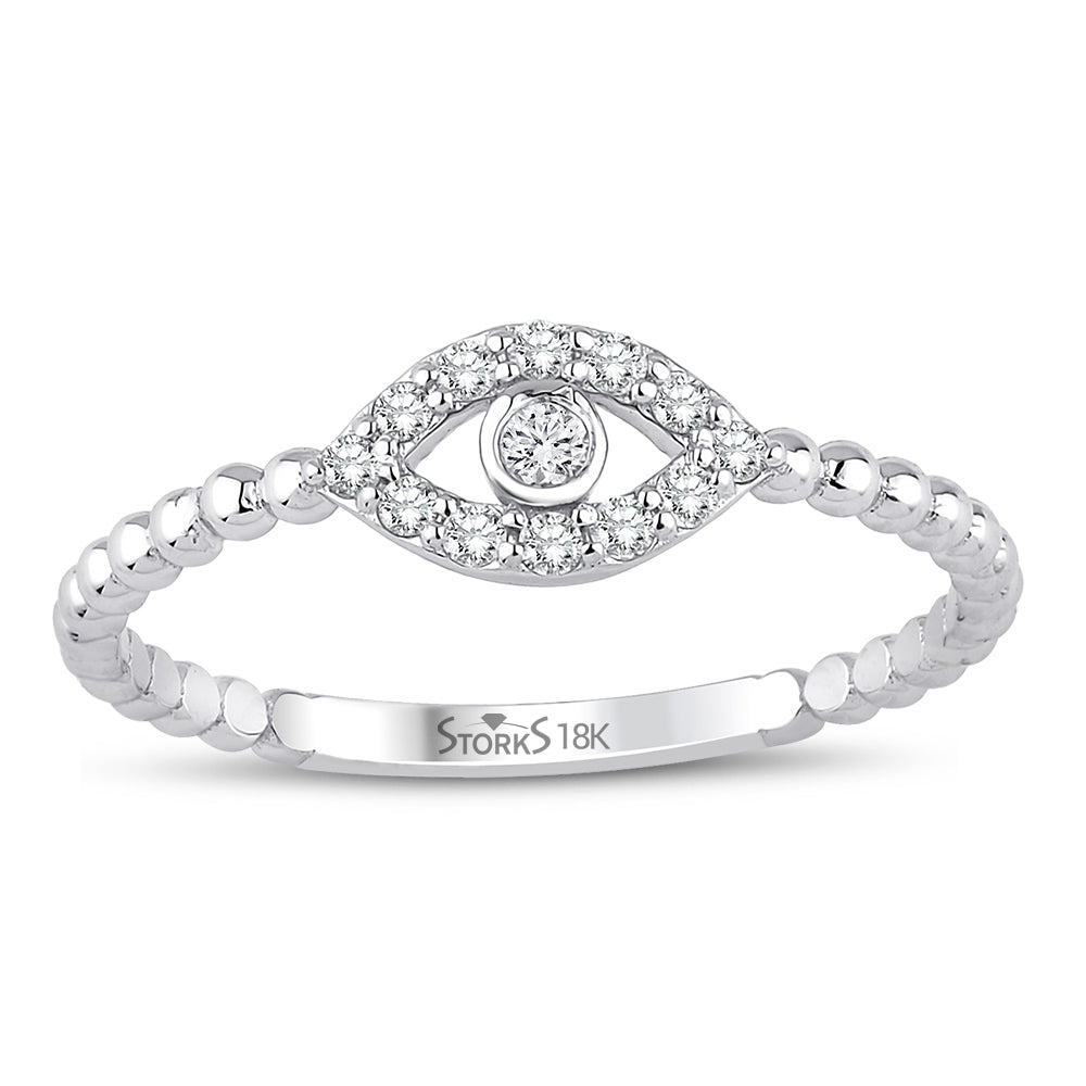 0.12 ct. Pırlanta Göz Yüzük