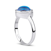 0.12 ct. Pırlanta Nazar Göz Yüzük